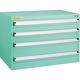 トラスコ中山 TRUSCO VE9S型中量キャビネット 880X550XH600 引出4段 VE9S-602 1台(1個) 479-1541（直送品）