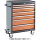 トラスコ中山 TRUSCO ローラーキャビネット 引出7段 50X2 100X3 150X2 仕切板付 TFRC-232S 1台（直送品）
