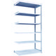 TRUSCO TUG型軽中量ボルトレス棚 200kg 連結型 1240×624×H2400 6段 TUG200-84L-6B 1台(1個)（直送品）