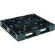 三甲 サンコー リサイクルプラスチックパレット 812045 D4―1012―5黒 SK-D4-1012-5-BK 1枚 459-3910（直送品）