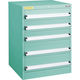 トラスコ中山 TRUSCO VE6S型中量キャビネット 600×550×H800 引出5段 VE6S-801 1台(1個) 479-0839（直送品）