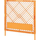 三甲 サンコー プラスチックフェンスN―3(脚付きセット) 804736 オレンジ 0番 N-3 0 1枚(1台) 459-3707（直送品）