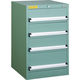 トラスコ中山 TRUSCO VE5S型中量キャビネット 500X550XH800 引出4段 VE5S-804 1台(1個) 479-0464（直送品）