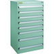 トラスコ中山 TRUSCO VE7S型中量キャビネット 700X550XH1200 引出8段 VE7S-1203 1台(1個)（直送品）