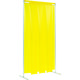 吉野 クグレール 遮光用衝立のれん型1×2 キャスター無しイエロー YS-12SF-KG-Y 1台 768-4916（直送品）