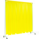 吉野 クグレール 遮光用衝立のれん型2×2 キャスター付イエロー YS-22SC-KG-Y 1台 768-4941（直送品）