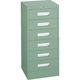 トラスコ中山 TRUSCO VR型キャビネット 393X500XH880 引出6段 グリーン色 VR-L6 1台(1個) 502-0841（直送品）