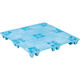 三甲 サンコー プラスチックパレット 812137 TLパレットSN4ー1111ライトブルー SK-TL-SN4-1111-BLL 1枚（直送品）