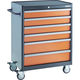 トラスコ中山 TRUSCO ローラーキャビネット 引出6段 100X4 150X2 TFRC-042 1台 819-4918（直送品）