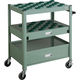 トラスコ中山 TRUSCO TCW型ツーリングワゴン #40X45個 スライド棚引出し付 緑 TCW-T402DC GN 1台（直送品）