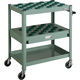 トラスコ中山 TRUSCO TCW型ツーリングワゴン #40X45個 スライド棚型 緑 TCW-T402CA GN 1台 461-4534（直送品）