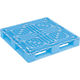 三甲 サンコー プラスチックパレット 812049 D4―1010―2青 SK-D4-1010-2-BL 1枚 459-3880（直送品）