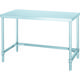 シンコー ステンレス作業台(三方枠タイプ・SUS430) 600×450×800 WT-6045 1台 116-1583（直送品）