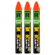 ビッグマン 蛍光チョークオレンジ3PC LE-57（直送品）