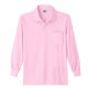 【ワークウェア・作業用ポロシャツ】小倉屋 DRYシリーズ DRY 長袖ポロシャツ ピンク 9007-13-4L 1枚（直送品）