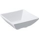 台和 メラミン 12cmスクウェア小鉢 白 KD-303-W 1セット(10個)