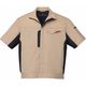 自重堂 制服百科 製品制電ストレッチ半袖ジャンパー ライトベージュ SS 87110（直送品）