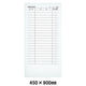 プラス ホーローホワイトボード 行動予定（21人用） 450×900mm WBK-0409HJK 1枚（わけあり品）