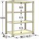 扶桑金属工業 【車上渡し】 中量ラック WS1818S04T 300×1790×1800mm（直送品）