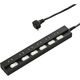 オーム電機 雷に強い節電タップ 6個口 1m 黒_ HS-TPK61PBT-K 1個