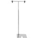 KMA T型POPスタンド H360 メッキ K-PT1004-10 1セット（10本入）（直送品）