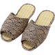 萩原 国産い草雑貨 スリッパ（前あき） 波 110600102（直送品）