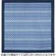 萩原 接触冷感 キルトラグ キリムクール 約幅1300×奥行1850mm ブルー 240613505 1枚（直送品）