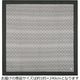 萩原 接触冷感 キルトラグ キリムクール 約幅1850×奥行2400mm グレー 240613529 1枚（直送品）