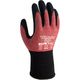 【背抜き手袋】 ユニワールド ワンダーグリップ エアロフィット WG300レッド M 1セット（10双）