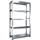 TRUSCO ステンレス製中量ボルトレス棚 SM3型 W1200×D471×H2100 5段 単体 SM3-7455 1台(1個)（直送品）