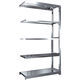 TRUSCO ステンレス製中量ボルトレス棚 SM3型 W1200×D471×H2100 5段 連結 SM3-7455B 1台(1個)（直送品）
