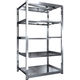 TRUSCO ステンレス製中量ボルトレス棚 SM3型 W1200×D921×H2100 5段 単体 SM3-7495 1台(1個)（直送品）