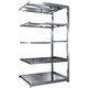 TRUSCO ステンレス製中量ボルトレス棚 SM3型 W1200×D921×H2100 5段 連結 SM3-7495B 1台(1個)（直送品）