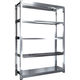 TRUSCO ステンレス製中量ボルトレス棚 SM3型 W1500×D471×H2100 5段 単体 SM3-7555 1台(1個)（直送品）