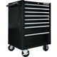 スナップオン・ツールズ バーコ 8段引き出し ロールキャブ ブラック ゴムマット仕様天板 K1475K8PC 1台 446-1576（直送品）