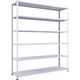 トラスコ中山 TRUSCO 軽量150型中棚ボルトレス棚 W1800XD450XH2100 6段 TLA76S-16 1台(1個) 283-3085（直送品）