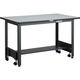 TRUSCO 中荷重作業台(500kg)CFW型 1200X600XH740 基本タイプ ダークグレー色 CFWR-1260 1台（直送品）