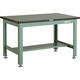TRUSCO 中荷重作業台(1200kg)HW型 1200X750XH740 基本タイプ グリーン色 緑 RHW-1200 GN 1台（直送品）