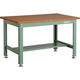 TRUSCO 中荷重作業台(1200kg)HW型 1200X900XH740 基本タイプ グリーン色 緑 HW-1209 GN 1台（直送品）