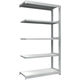 トラスコ中山 TRUSCO 耐食性スチール棚 TZM3型中量棚 1200X471XH2100 5段 連結 TZM3-7455B 1台(1個)（直送品）