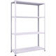 トラスコ中山 TRUSCO 軽量150型中棚ボルトレス棚 W1200XD450XH1800 4段 TLA64S-14 1台(1個)（直送品）