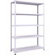 トラスコ中山 TRUSCO 軽量150型中棚ボルトレス棚 W1200XD450XH1800 5段 TLA64S-15 1台(1個) 283-2721（直送品）