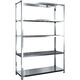 トラスコ中山 TRUSCO ステンレス棚 SUS430製軽量棚 1200XD450XH1800 天地5段 SU4-6445 1台(1個)（直送品）