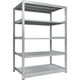 トラスコ中山 TRUSCO 耐食性スチール棚 TZM3型中量棚 1500X921XH2100 5段 単体 TZM3-7595 1台(1個)（直送品）