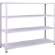 トラスコ中山 TRUSCO 軽量150型中棚ボルトレス棚 W1500XD450XH1200 4段 TLA45S-14 1台(1個)（直送品）