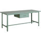 トラスコ中山 TRUSCO 軽荷重作業台(300kg)AE型 1800X750XH740 1段引出付 グリーン色 SAE-1800F1 1台（直送品）