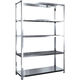 トラスコ中山 TRUSCO ステンレス棚 SUS304製軽量棚 1200XD450XH1800 天地5段 SU3-6445 1台(1個)（直送品）