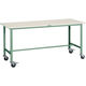 TRUSCO 軽荷重作業台(150kg)AE型 1800X750XH845 φ100キャスター付 グリーン色 RAE-1800C100 1台（直送品）