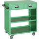 トラスコ中山 TRUSCO ツールワゴン 750X500XH880 引出付 ヤンググリーン NTS-402N-YG 1台 440-8314（直送品）