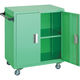トラスコ中山 TRUSCO ツールワゴン 750X500XH880 扉付 ヤンググリーン NTS-502N-YG 1台 440-8390（直送品）
